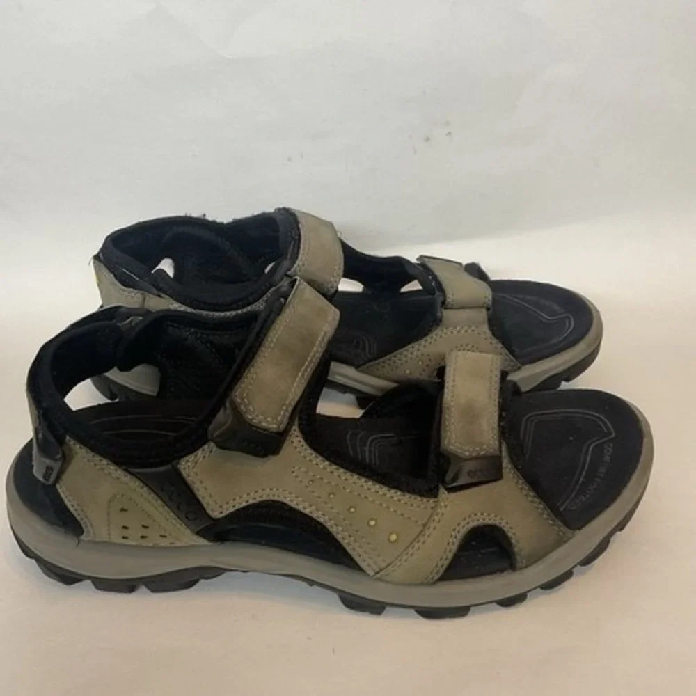 Ecco Offroad Yucatan Beige Strappy OpenToe Hiking Sandals Men 43/US9-9.5 China